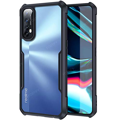 Image of RIGGEAR Xundd Back Cover Case for Realme 7, Realme Narzo 20 Pro (Armor|PC and TPU|Black)