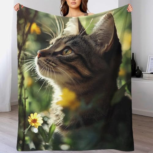 Couverture plaid chat ultra douce pour réchauffer vos hivers en douceur - 6