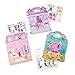 Melissa & Doug Puffy Sticker Activity Books Set of 3 – Dress-Up, Princess & Mermaid, with 208 Reusable Stickers and Fold-Out Scenes, Mess-Free Travel Toys for Kids Ages 4+ - FSC Certified