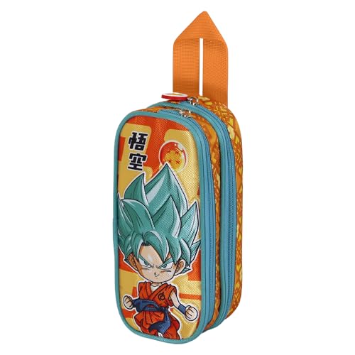 Dragon Ball (Bola de Dragón) Super-Estuche Portatodo Doble, Multicolor, 22 x 9,5 cm
