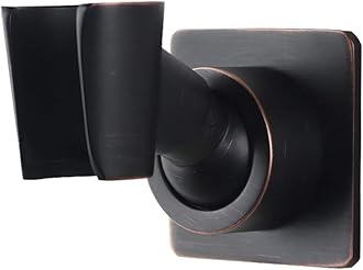 YDmeet Shower Head Holder Adjustable Handheld Shower Head Bracket Adhesive Shower Wall Mount Holder Brass Shower Wand Holder Oil-Rubbed Bronze Drill Free