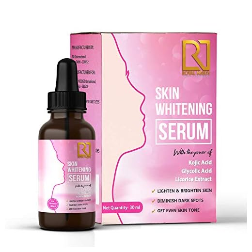 ROYAL NEEDS ; YOUR HIGHNESS New and Advanced Skin Lightening Brightening Serum with Kojic Acid, Glycolic Acid and Licorice Extract for Dark Spots for Face, Neck and Body [30ml]