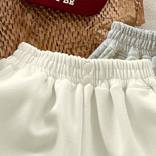 Girls Sweatpants Baggy High Waisted Joggers Casual Workout Lounge Athletic Cinch Bottom Sweat Pants with Pockets4