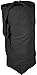 Top Load Heavyweight Cotton Canvas Tactical Military Duffle Bag Carryall Shoulder Storage Bulk Travel Bag, Black - 14