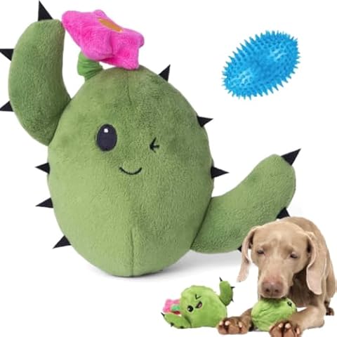 Barkbox Consuela The Cactus Interactive Plush Puzzle Dog Toy Cover