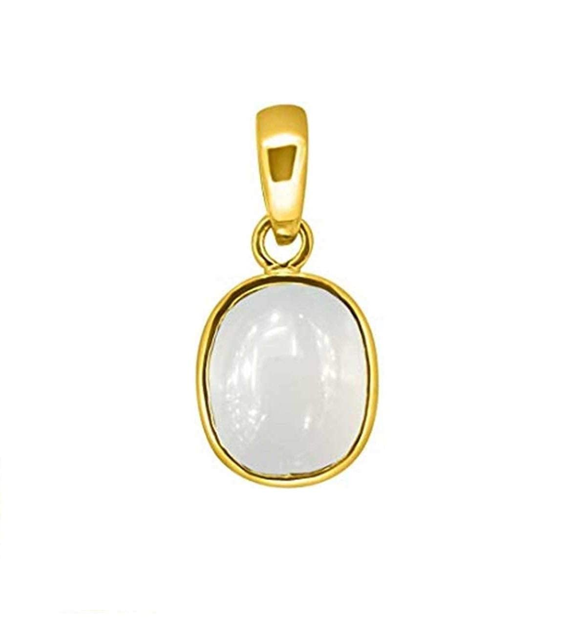 Moonstone Pendant gaudanti chandrakant Stone for Astrological Purpose Good for Moon Remedy-image-14