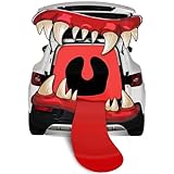 JOYIN Halloween Trunk Or Treat Car Decorations Kit, Big Mouth Monster Stickers Decor, for Haunted House Outdoor Indoor Archway Garage SUV Lawn