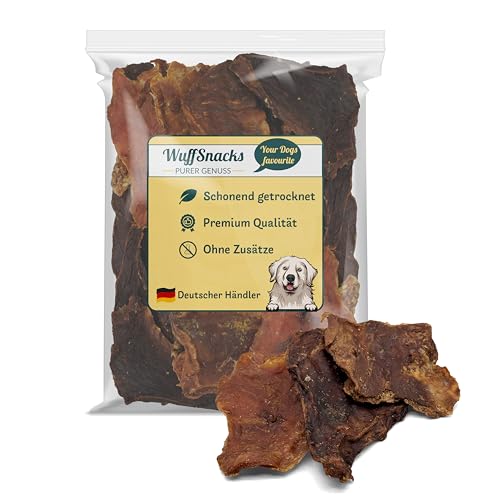 Rinderdörrfleisch für Hunde | 1 kg | Dörrfleisch Hund | 100% Rind | natürliches und getrocknetes...