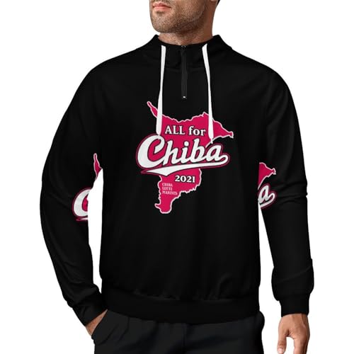 [YTYTDF] 千葉ロッテマリーンズ パーカー メンズ プルオーバー スウェットシャツ フード付き 秋服 ゆったり シンプル カジュアル 大きいサイズ 男女兼用 春秋冬のサムネイル