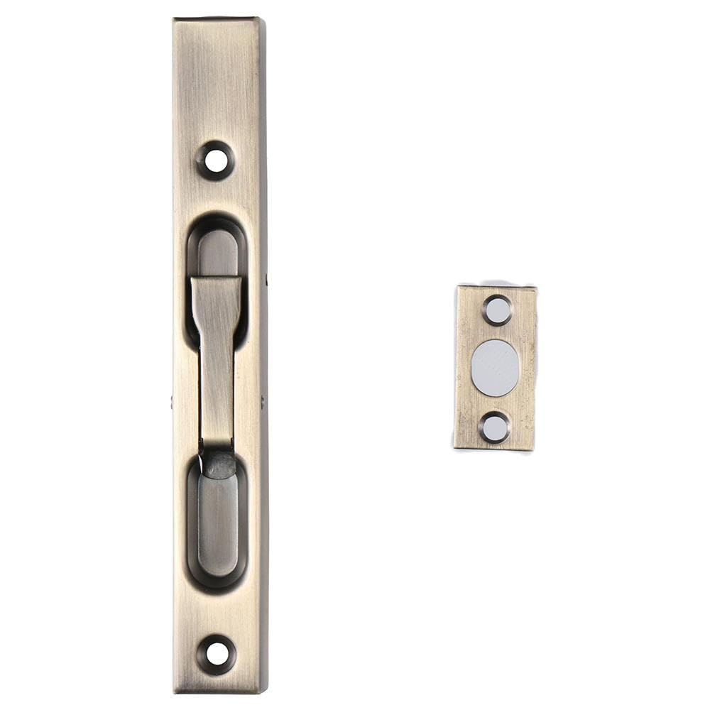 Upluckey 6 Inch Door Bolts Stainless Steel Concealed Security French Door Locks with Hardwares Double Door Slide Bolt Lock - Image 2