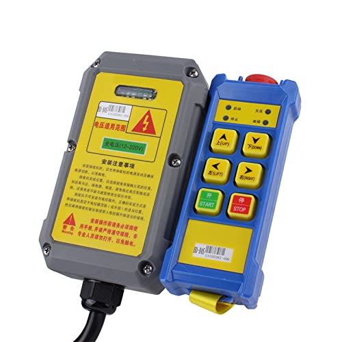 NIXCON El Controlador Remoto Industrial inalámbrico BD-B4S Cambia el Modelo F21 a Prueba de Agua 1 transmisor y 1 Receptor a Prueba (Color : Ac24v)