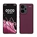 Produktbild kwmobile Hülle kompatibel mit Xiaomi Redmi Note 13 Pro+ 5G / Redmi Note 13 Pro Plus 5G Hülle - weiches TPU Silikon Case - Cover geeignet für kabelloses Laden - Bordeaux Violett