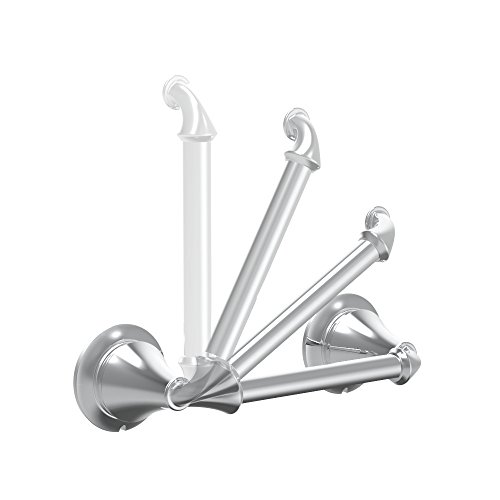Delta Faucet 79450 Linden Wall Mounted Pivot Arm Toilet Paper Holder In Polished Chrome, Bath Accessories #TOP1