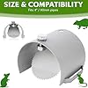 Ratkil Drain Guard for Rodent Control | Stainless Steel Rat Flap Stop Rats within Drainage & Properties - Rat Gates for Sewers - (Stainless Steel 4"/110mm)