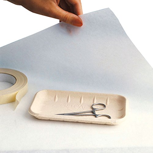 Sac de sterilisation Steri Crépon Vert 75x75 cm pour matériel médical en lot de 250