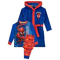 Marvel Boys Dressing Gown Set Spiderman