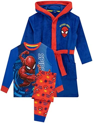 Pijama Bata Marvel Spiderman Niños