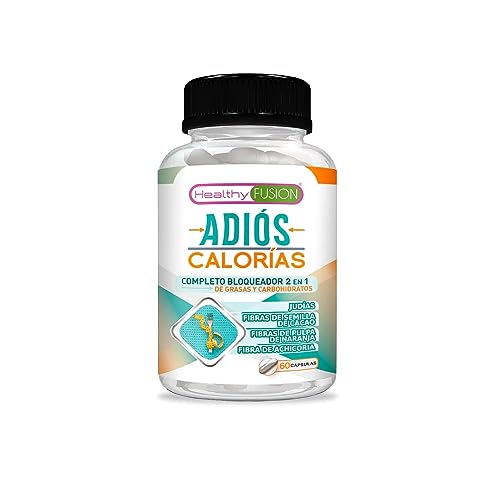 Healthy Fusion ADIÓS CALORÍAS | Bloqueador de Hidratos de Carbono y grasas | Quemegrasas,...