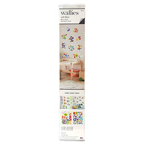 Wallies Counting Numbers Vinyl Decals, Assorted #TOP12