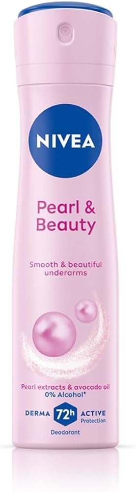 Nivea PEARL & BEAUTY, WHITENING SMOOTH SKIN (PACK OF 2) Deodorant Spray - For Women (300 ml, Pack of 2)-picture-24