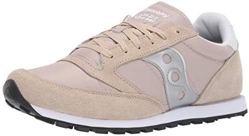 Saucony Originals Men's Jazz Lowpro Sneaker, Tan/Silver, 7 M US