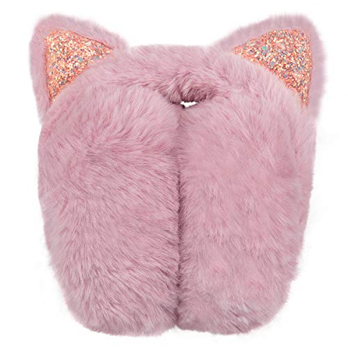 image for Surblue Foldable Cat Ear Earmuffs Winter Warm Outdoor Ear Covers Headb