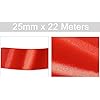 KELAV Ruban Satin Rouge 50mm 2 Rouleaux, 44 Mètres Ruban