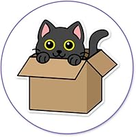 Vista 2 de Calcomanías de gatos de dibujos animados – Calcomanías surtidas ''Stay Pawsitive'' para manualidades de papel, 26