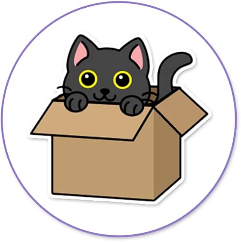 Miniatura 2 de Calcomanías de gatos de dibujos animados  Calcomanías surtidas ''Stay Pawsitive'' para manualidades de papel, 26 unidades