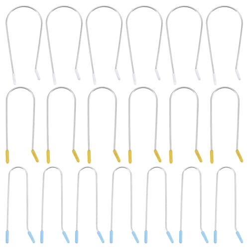 Gatuida 48 clip di ricambio per bigodini caldi - Fermagli per bigodini in metallo - Forcine per elettrici da 1,5&;, 1, 0,75 - Tenuta sicura per ricci, adatte per l'uso in salone e in