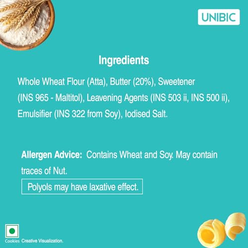 Image of Unibic Sugar Free Butter Cookies, 75 /67.5gm(weight may vary)
