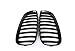 Kratka błyszczący fortepian czarny przedni zamiennik nerki grill do B&MW Z4 E89 2009-2016 Coupe Roadster idealne dopasowanie błyszcząca farba grill samochodowy