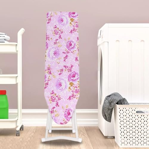 Folding Ironing Board, Space Saver Ironing Boards, Adjustable Height Up To 93cm, Lightweight Iron Board Rack Foldable Non Slip for Home, Household, Office, Bathroom - Image 5
