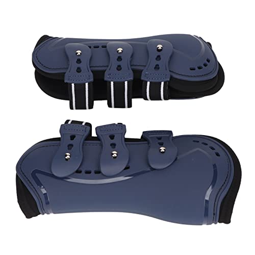 Protecteur de la jambe de cheval léger Pilipane bleu avec trous d'aération anti-choc