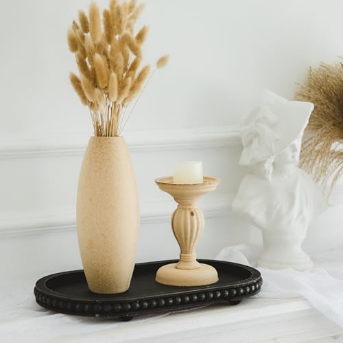 Plateau en bois rustique de 38 cm pour décoration de centre de table - 3