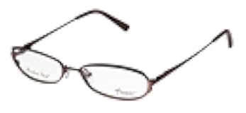 Thalia Encanto For Ladies/Women Designer Full-Rim Shape Flexible Hinges Stainless Steel Two-Tone Sleek Eyeglasses/Eyewear (49-16-130, Bordeaux/Bronze)