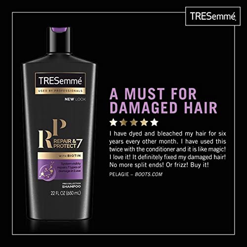 Tresemme Shampoo And Conditioner Set, Repair & Protect 7 With Biotin, Visibly Repairs 7 Types Of Styling Damage And Strengthens Hair, 22 Fl Oz Each #TOP3