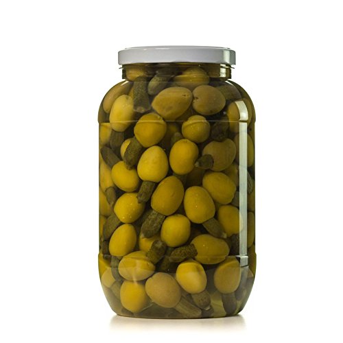 Kimbo Gordal Galón - 2 Kg Aceituna Rellena de Pepinillo | Envío Gratis
