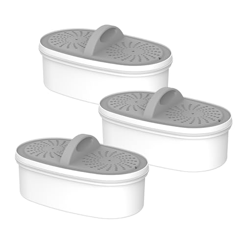 Waterdrop WD-PF-01A-P, Upgrade NSF 53&42&372 Certified Replacement Filters for All Waterdrop Jugs and Dispenser Filtration System, Reduces PFAS, PFOA/PFOS, Chlorine, Cadmium, Copper, Mercury(3)