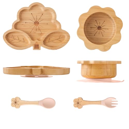 MingHoYo Flower Bamboo Feeding Set