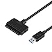 Produktbild DriverGenius USB 3.0 auf 2,5" SATA III SSD Festplatte Adapter mit UASP - USB 3.0 zu SATA 22 Pin SSD Konverter - SATA auf USB Adapter Kable