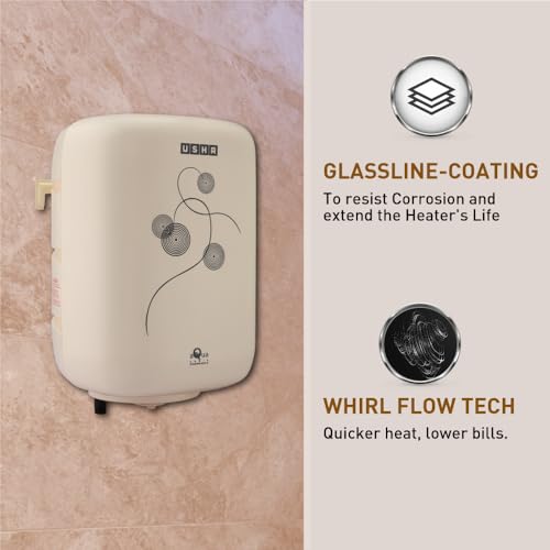 Image of Usha Aquagenie Neo 6 Litre Storage Water Heater with Free Installation (Ivory)