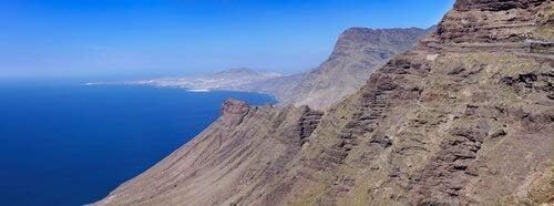 Posterazzi View of The steep Coast Anden Verde Puerto De Las Nieves Roque Faneque Gran Canaria España Poster Print, (27 x 9), Varies Posterazzi View of The steep Coast Anden Verde Puerto De Las Nieves Roque Faneque Gran Canaria España Poster Print, (27 x 9), Varies