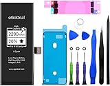 oGoDeal Battery Replacement Compatible for iPhone 8 Repair Kit A1863, A1905, A1906 1821mAh