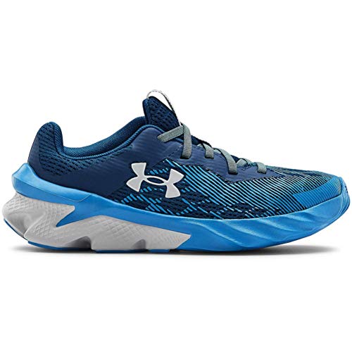 Under Armour Boy's Pre School Scramjet 3 Sneaker, Graphite Blue (402)/Electric Blue, 10.5 Little Kid #TOP3