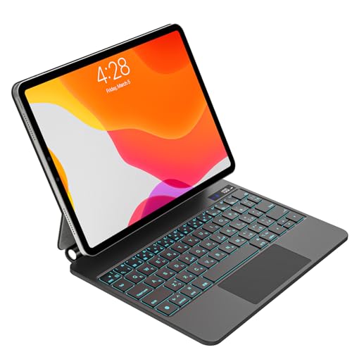 QERDAOYI }WbNL[{[h 2025 iPad 1111 C` A16 &iPad1010.9C`iA2696/A2757/A2777jɑΉ {z xgbNpbht ipadL[{[htP[X 7FobNCg 