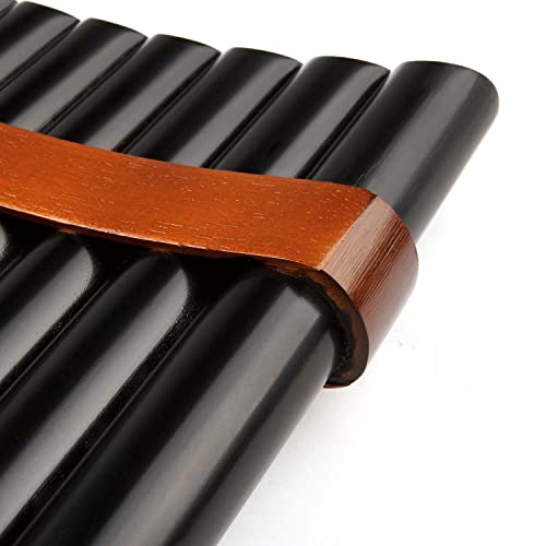 15 Pipes Pan Flute G Key Chinese Traditional Musical Instrument Pan Pipes Woodwind Instrument (right hand)