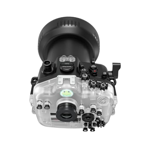 Ficha técnica Funda impermeable subacuática para cámara Sony A7MIV IPX8 132 pies 40 m funda de buceo con vidrio antirreflejos y completo A7MIV FL100 - Fernando Cortés