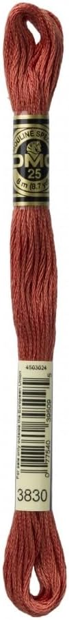 DMC Stranded Cotton Embroidery Thread 3830 - per Skein