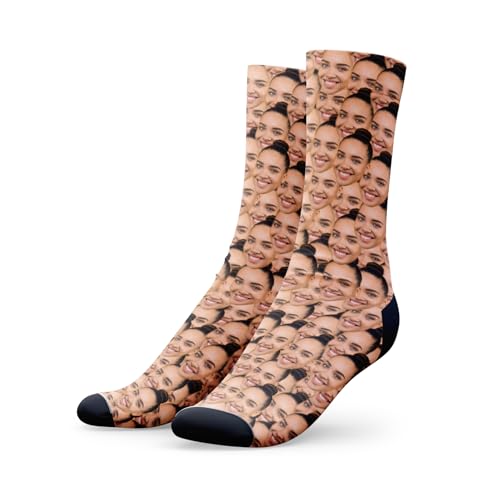Foto Personalisierbare Socken mit Gesicht - Valentinstag Wenden Sie Ihr